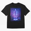 Lionel Messi (GOAT) Hologram in Futuristic Cyberpunk City (Version 4) Classic T-Shirt Wear the Spirit of the FIFA World Cup 2026 USA Canada Mexico Journey through Cristiano Ronaldo, Haaland and CR7 Highlights, Portugal Pride, Match Day Excitement,
