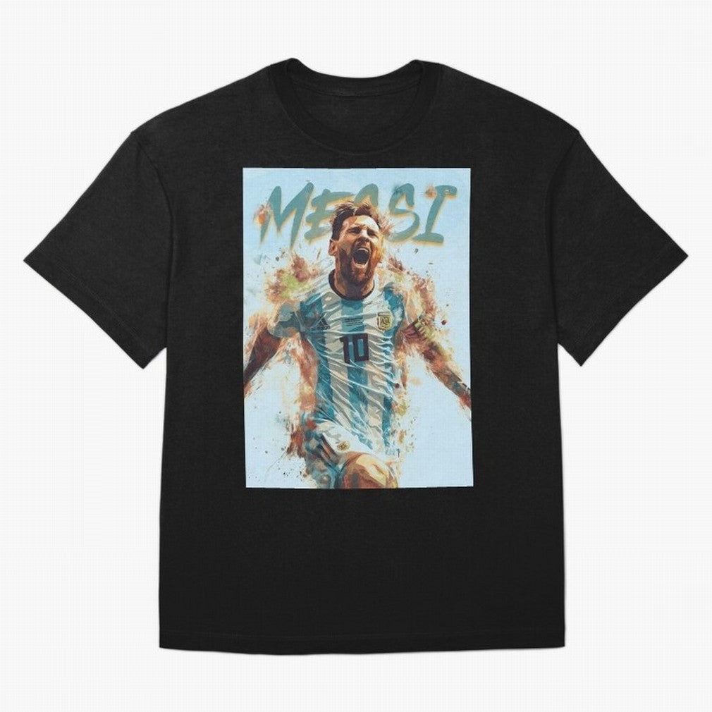 Messi The GOAT Oversized T-Shirt Celebrate the Magic of FIFA World Cup 2026 Spirit, Built around Portugal, Spain and Germany, Haaland, Football History, Final Match Energy, Crowd Noise and Once in a Lifetime Moments; Made for Die Hard Supporters,