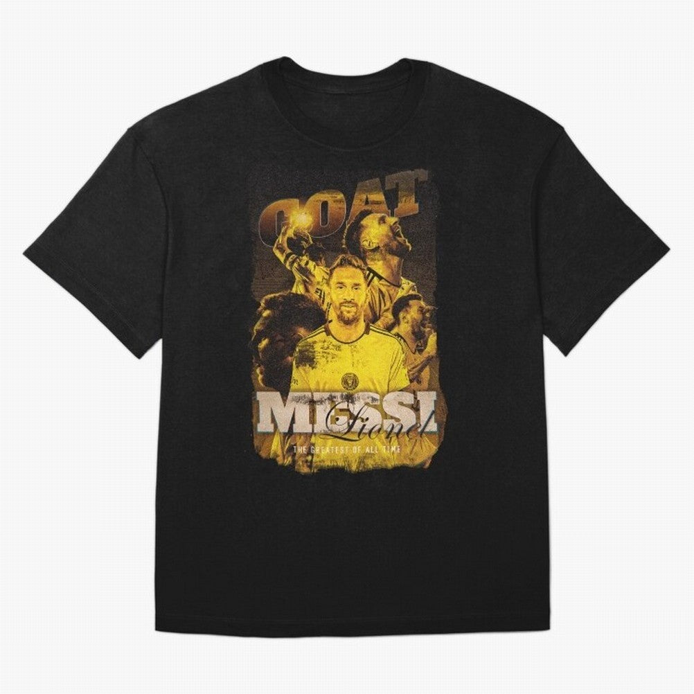 Messi The GOAT Oversized T-Shirt Celebrate Rivalries and Pride in FIFA World Cup 2026 Group Stage Spirit, Connected to England, France and Netherlands, Neymar, Football Passion, Legendary Performances, Festival Vibes and Supporter Community;