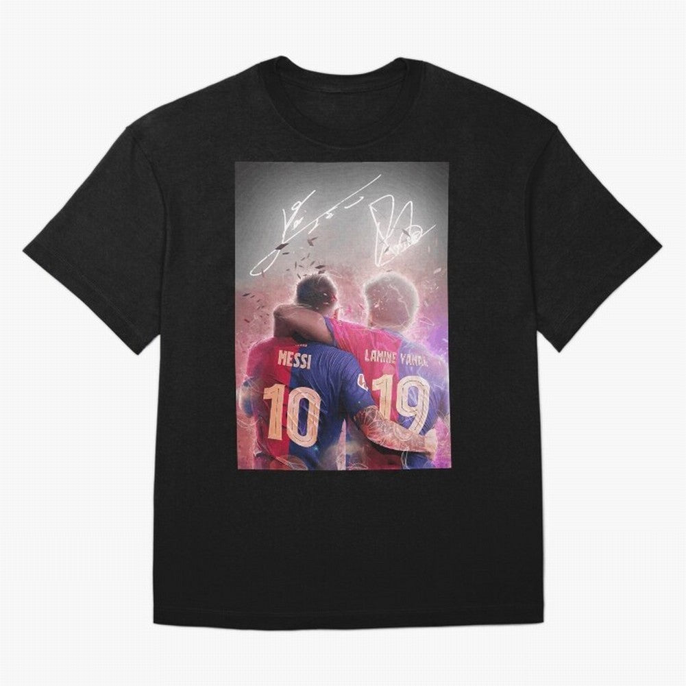 Messi The GOAT Oversized T-Shirt Capture Stadium Memories from FIFA World Cup 2026 USA Canada Mexico for Fans of Mbappe and England and Germany, Bringing Championship Spirit, Famous Goals, Roaring Crowds and International Football Unity; Great for