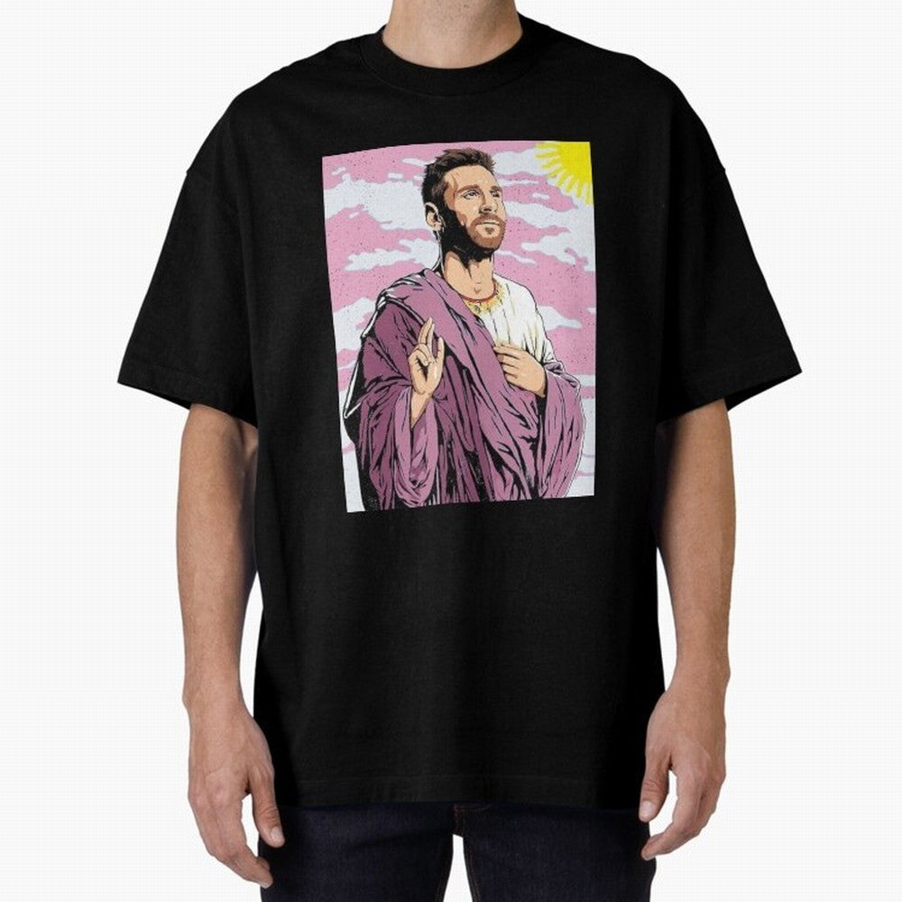 Messi the best Oversized T-Shirt Bring Champion Energy into FIFA World Cup 2026 USA Canada Mexico for Fans of Messi and Cristiano Ronaldo and England, France and Netherlands, Bringing Championship Spirit, Famous Goals, Roaring Crowds and