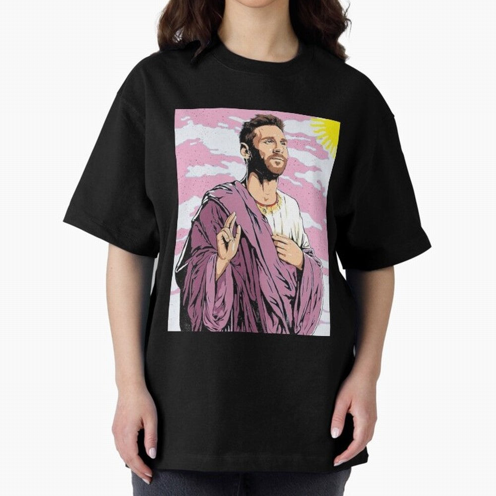 Messi the best Oversized T-Shirt Bring Champion Energy into FIFA World Cup 2026 USA Canada Mexico for Fans of Messi and Cristiano Ronaldo and England, France and Netherlands, Bringing Championship Spirit, Famous Goals, Roaring Crowds and