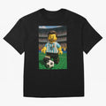 Block Leo Oversized T-Shirt Join the Countdown to FIFA World Cup 2026 Group Stage for Fans of CR7 and Messi and England and Germany, Bringing Tournament Hype, Historic Matchups, Family Viewing Parties and Global Sports Pride; Perfect for People Who