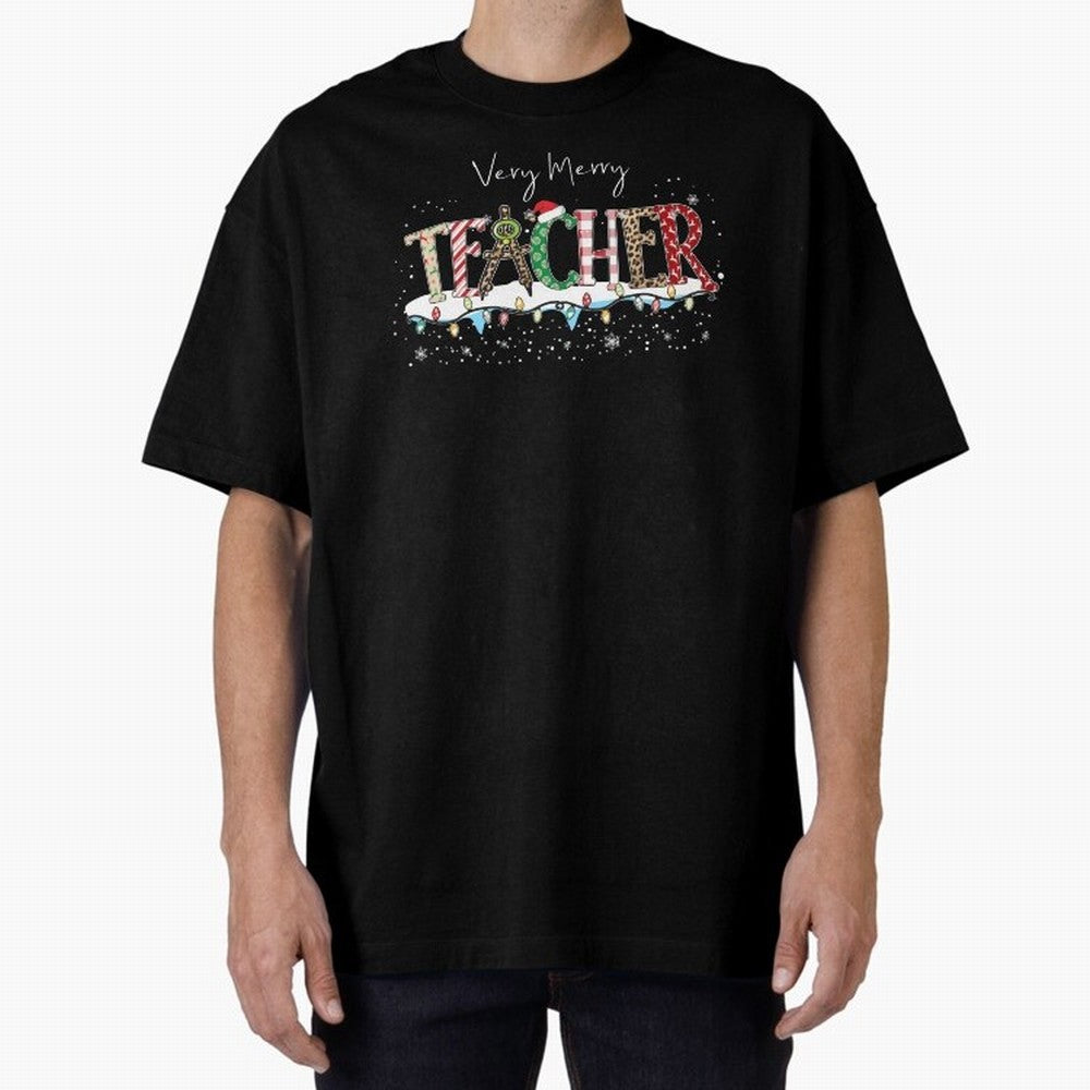 Christmas Teacher Tee, Teacher Holiday Classic T-Shirt Carry National Pride through FIFA World Cup 2026 USA Canada Mexico Driven by Cristiano Ronaldo, Haaland and CR7, Spain and Netherlands Energy, Retro Football Energy, Iconic Rivalries, Trophy