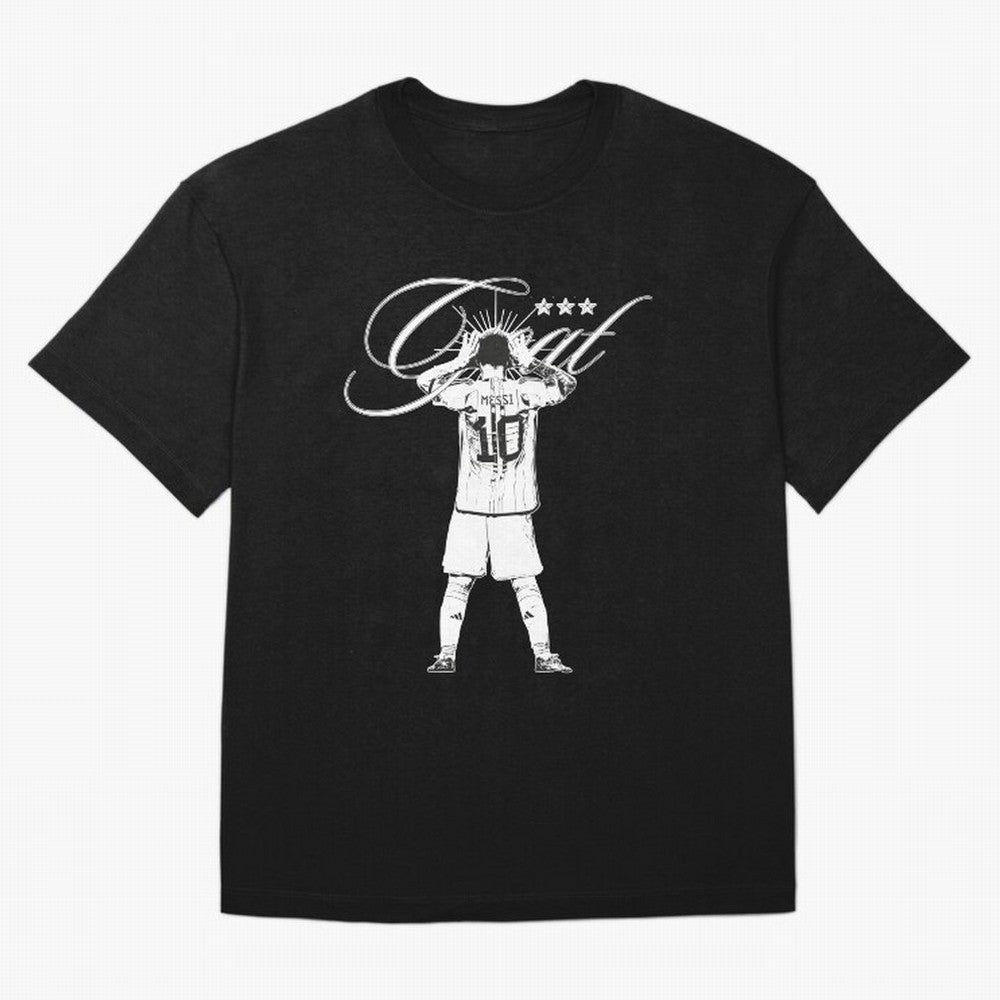 Messi Argentina, GOAT Oversized T-Shirt Join the Global Buzz around Match Day Hype around FIFA World Cup 2026, Messi, Neymar and Mbappe, Portugal, Supporter Pride, Iconic Celebrations, Legendary Names and Global Match Day Energy; Perfect for