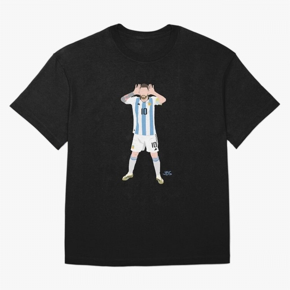 Lionel Messi celebrates against the Netherlands Classic T-Shirt Stand with FIFA World Cup 2026 Filled with CR7, Spain and Netherlands Energy, Goal Celebration Energy, Supporter Heritage, Football Icons and Worldwide Tournament Joy; Ideal for