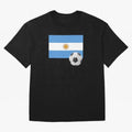 Flag of Argentina with a Football Oversized T-Shirt Support Iconic Players in the FIFA World Cup 2026 Group Stage Journey through CR7 and Messi Highlights, Brazil, Portugal and Argentina Pride, Football History, Final Match Energy, Crowd Noise and