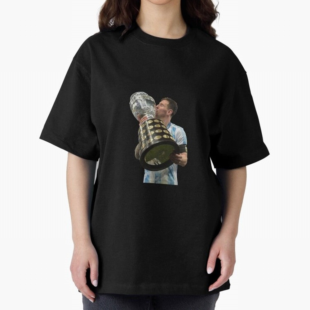 Messi Cup Oversized T-Shirt Bring a Champion Mindset to FIFA World Cup 2026 Built around Messi and Cristiano Ronaldo, Spain and Netherlands Energy, Fan Favorite Moments, National Team Passion, Big Match Drama and Soccer History; Ideal for