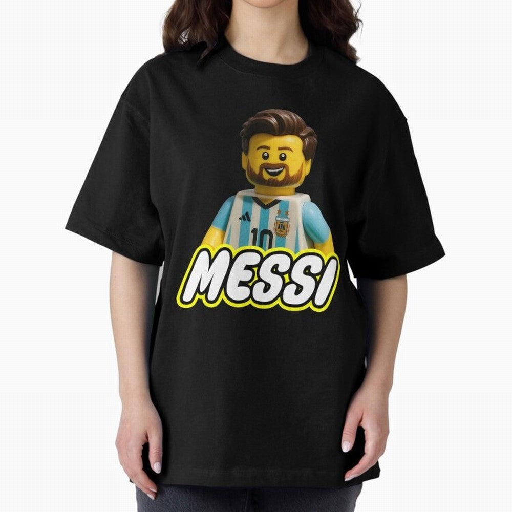 Block Leo Oversized T-Shirt Feel the Trophy Chase of FIFA World Cup 2026 Group Stage Built around Neymar, Haaland and Cristiano Ronaldo, Argentina Energy, Soccer Culture, Superstar Moments, National Team Dreams and Competitive Fire; Ideal for Fans