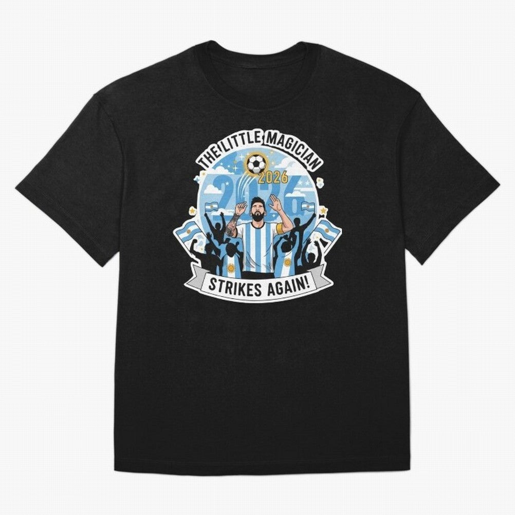 Messi - the little magician strikes again Classic T-Shirt Celebrate Classic Football Spirit in FIFA World Cup 2026 Group Stage Spirit, Centered on Brazil, Portugal and Argentina, Messi, CR7 and Mbappe, Tournament Hype, Historic Matchups, Family