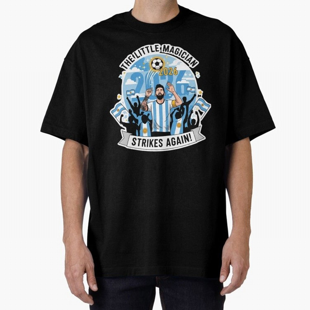 Messi - the little magician strikes again Classic T-Shirt Celebrate Classic Football Spirit in FIFA World Cup 2026 Group Stage Spirit, Centered on Brazil, Portugal and Argentina, Messi, CR7 and Mbappe, Tournament Hype, Historic Matchups, Family