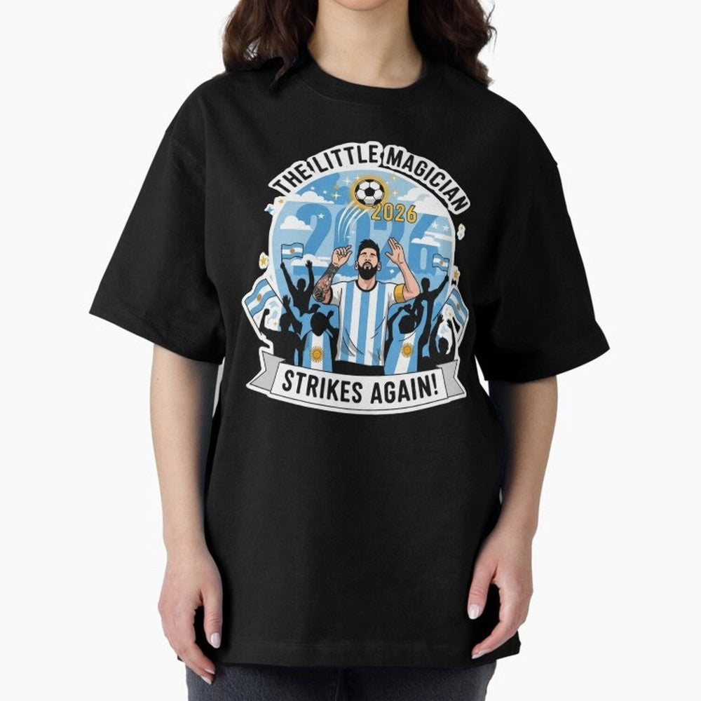 Messi - the little magician strikes again Classic T-Shirt Celebrate Classic Football Spirit in FIFA World Cup 2026 Group Stage Spirit, Centered on Brazil, Portugal and Argentina, Messi, CR7 and Mbappe, Tournament Hype, Historic Matchups, Family