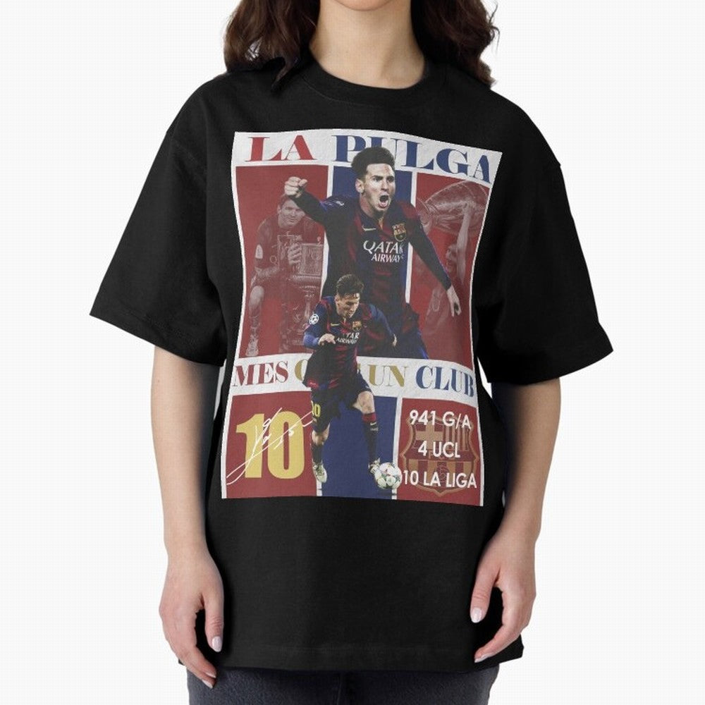 Lionel Messi 2015 Barcelona Poster- Iconic La Liga Hero Art Print Classic T-Shirt Make Memories around FIFA World Cup 2026 Spirit, Featuring England and Germany, CR7 and Messi, Match Day Excitement, Supporter Culture, Golden Goals and Global