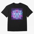 ?Argentina Football Legend Messi Cyberpunk Retro Futurist Design (Version 5) Classic T-Shirt Treasure Global Football Passion for FIFA World Cup 2026 USA Canada Mexico, Built around Messi, Portugal, Spain and Germany, Football Passion, Legendary