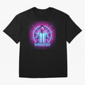 ?Argentina Football Legend Messi Cyberpunk Retro Futurist Design (Version 4) Classic T-Shirt Follow the Final Road of the FIFA World Cup 2026 USA Canada Mexico Journey through Messi, Neymar and Mbappe Highlights, Portugal Pride, Football History,