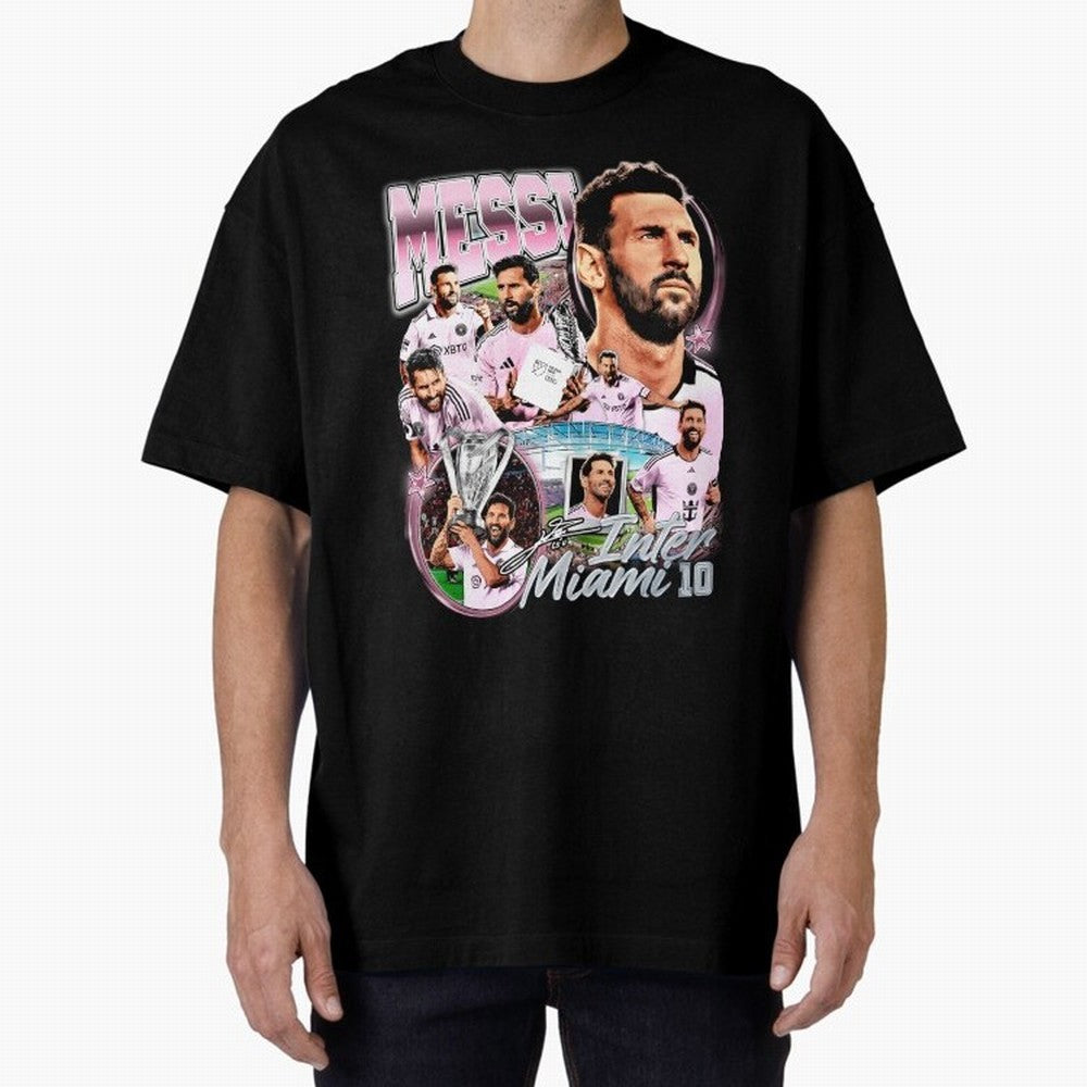Lionel Messi Inter Miami Retro Vintage bootleg rap tee Classic T-Shirt Unlock the FIFA World Cup 2026 Group Stage Journey through Mbappe and Neymar Highlights, Brazil Pride, Stadium Chants, National Pride, Trophy Dreams and Unforgettable Football