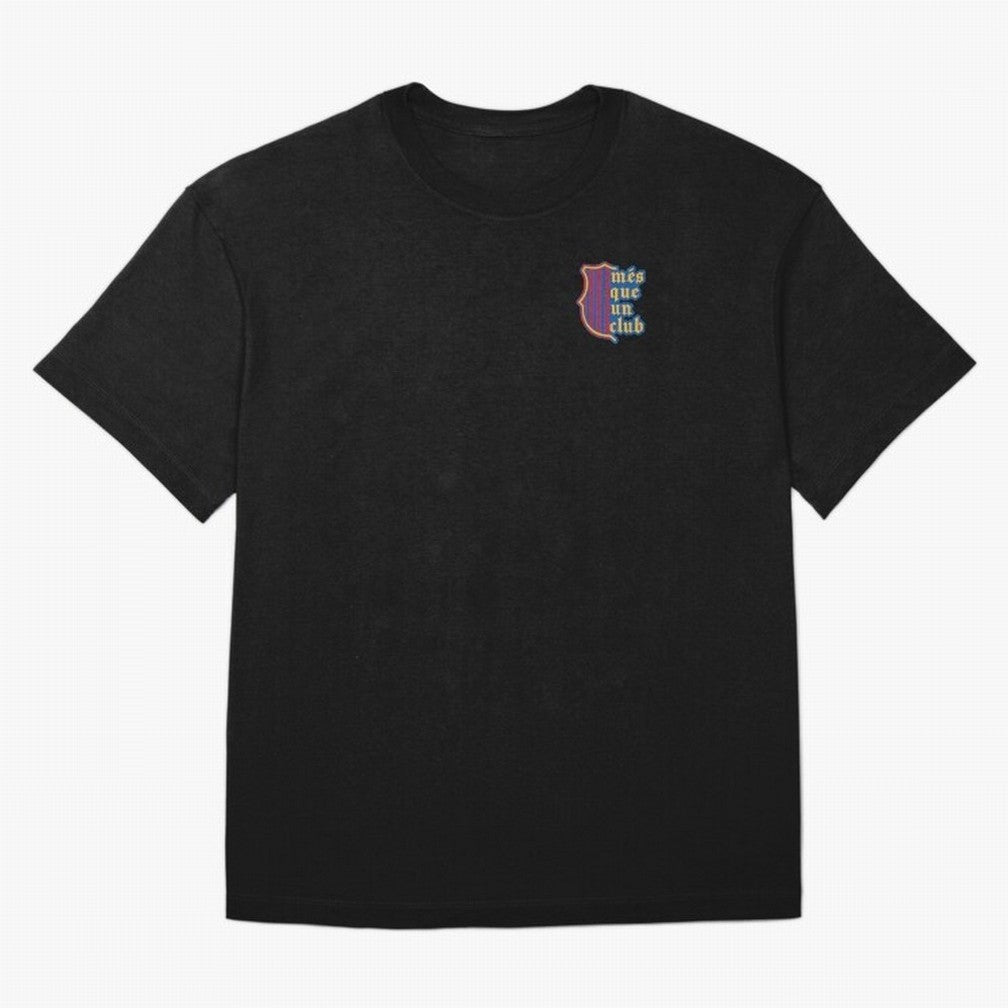 Barca Mes Que Un Club Badge Classic T-Shirt Bring Supporter Culture to FIFA World Cup 2026 Spirit, Inspired by England, Messi, Neymar and Mbappe, Supporter Pride, Iconic Celebrations, Legendary Names and Global Match Day Energy; Perfect for Fans,
