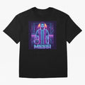 ?Argentina Football Legend Messi Cyberpunk Retro Futurist Design (Version 3) Classic T-Shirt Feel International Energy from Global Football Passion for FIFA World Cup 2026, Featuring Haaland and Mbappe, Portugal, Spain and Germany, Championship