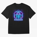 ?Argentina Football Legend Messi Cyberpunk Retro Futurist Design (Version 2) Classic T-Shirt Celebrate Football Dreams Across FIFA World Cup 2026 for Fans of Mbappe and Germany, Bringing Vintage Soccer Flavor, Modern Football Stars, National Flags