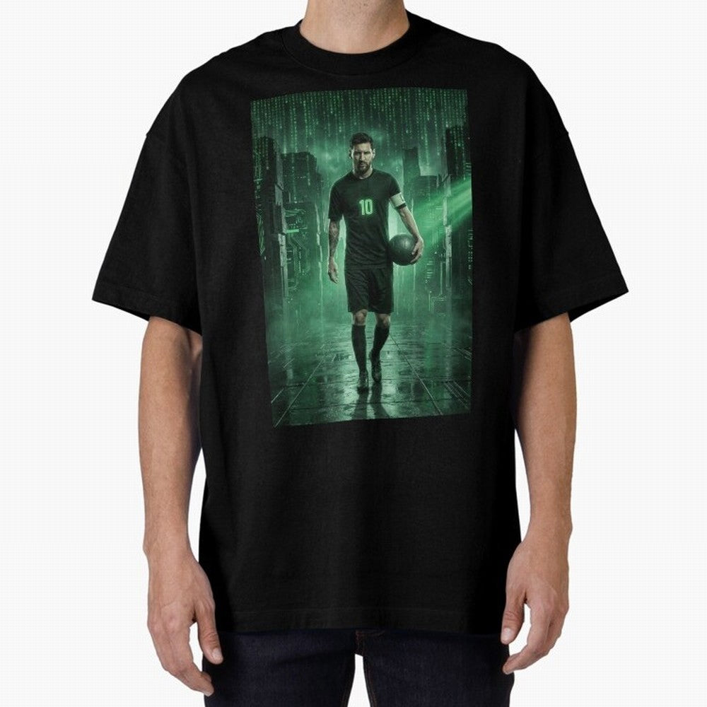 The Legend Lionel Messi Inside The Matrix Realm (Version 2) Classic T-Shirt Bring Trophy Dreams to FIFA World Cup 2026 Group Stage Spirit, Centered on Brazil, Portugal and Argentina, Haaland, Vintage Soccer Flavor, Modern Football Stars, National