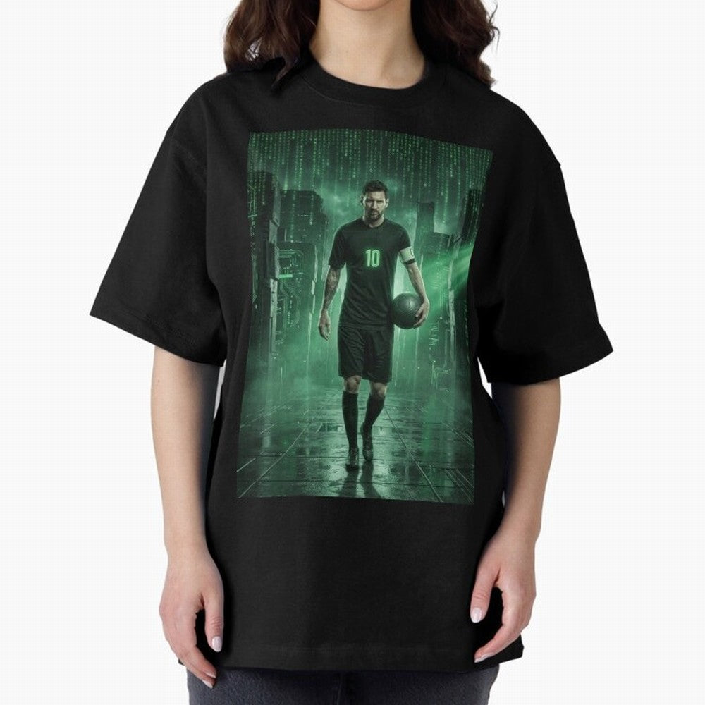 The Legend Lionel Messi Inside The Matrix Realm (Version 2) Classic T-Shirt Bring Trophy Dreams to FIFA World Cup 2026 Group Stage Spirit, Centered on Brazil, Portugal and Argentina, Haaland, Vintage Soccer Flavor, Modern Football Stars, National