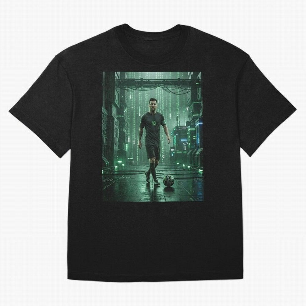 The Legend Lionel Messi Inside The Matrix Realm Classic T-Shirt Celebrate Rivalries and Pride in FIFA World Cup 2026 Group Stage Spirit, Centered on France, Messi, CR7 and Mbappe, Global Supporter Spirit, Legendary Goals, National Colors and