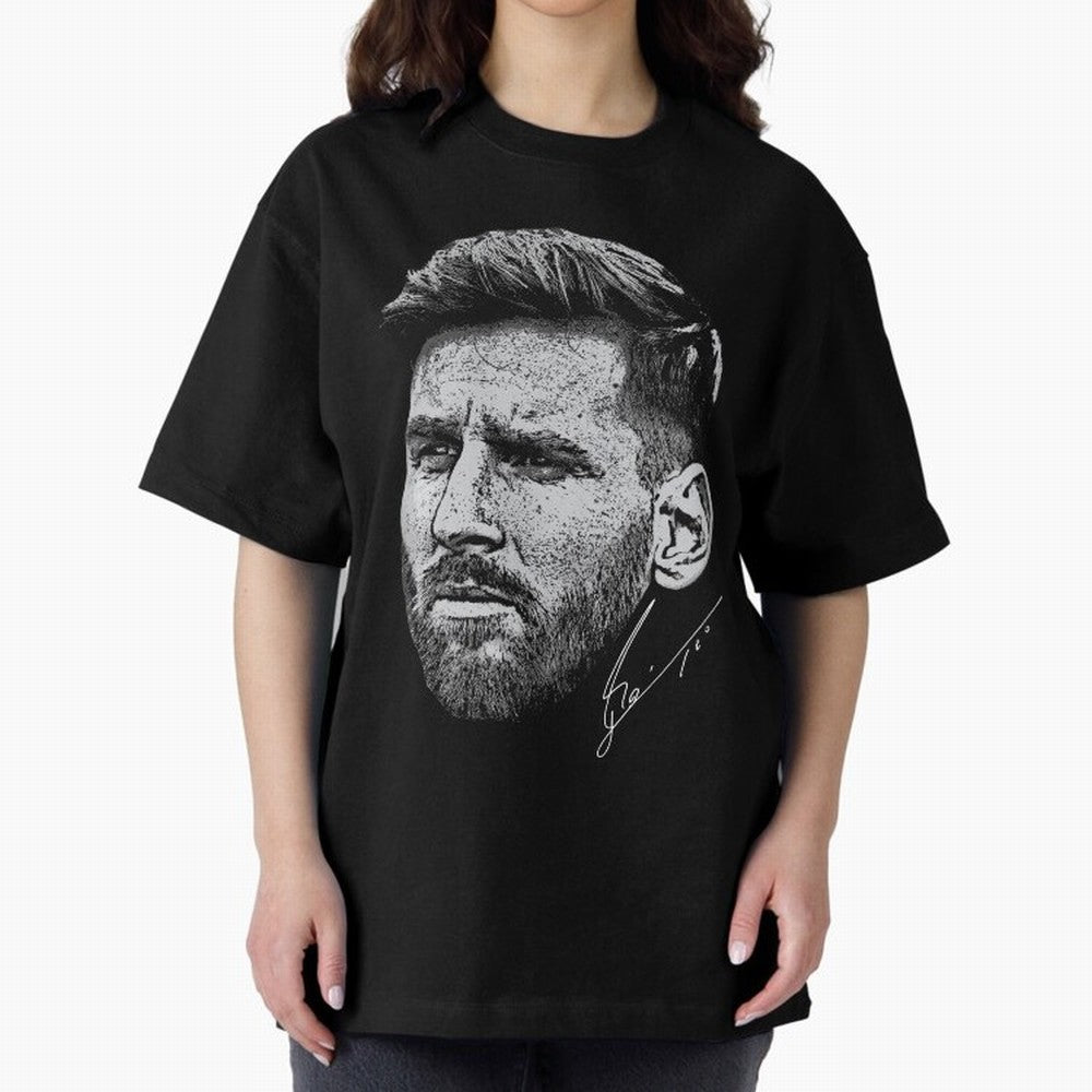 Lionel Messi Signed Boxy T-Shirt Discover Global Football Passion for FIFA World Cup 2026 Group Stage, Connected to Messi, Neymar and Mbappe, Brazil, Portugal and Argentina, Tournament Hype, Historic Matchups, Family Viewing Parties and Global