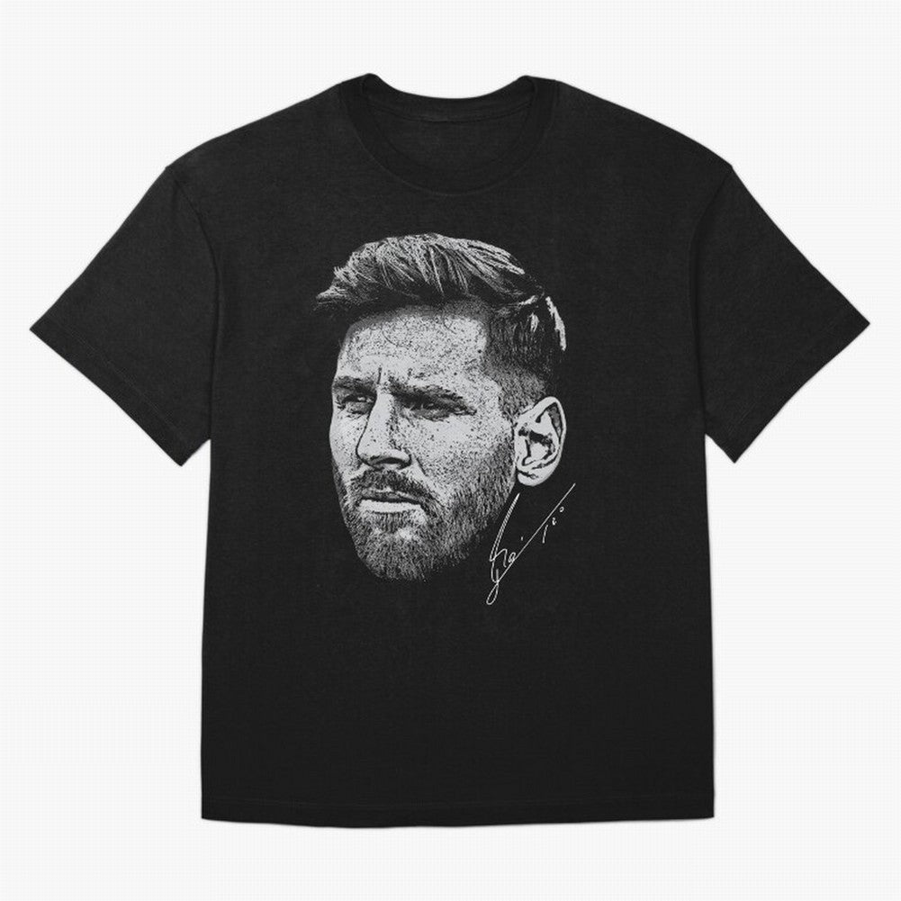 Lionel Messi Signed Boxy T-Shirt Discover Global Football Passion for FIFA World Cup 2026 Group Stage, Connected to Messi, Neymar and Mbappe, Brazil, Portugal and Argentina, Tournament Hype, Historic Matchups, Family Viewing Parties and Global