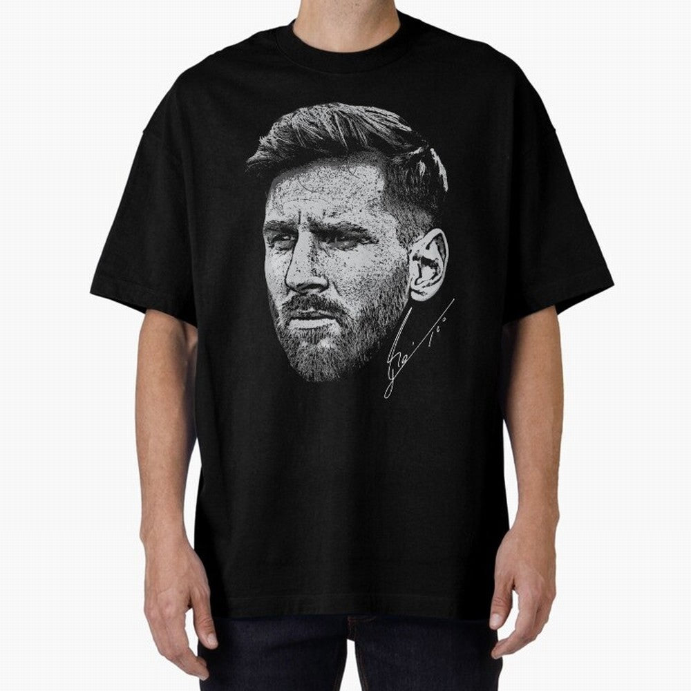 Lionel Messi Signed Boxy T-Shirt Discover Global Football Passion for FIFA World Cup 2026 Group Stage, Connected to Messi, Neymar and Mbappe, Brazil, Portugal and Argentina, Tournament Hype, Historic Matchups, Family Viewing Parties and Global