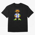 Pixel Pose Messi Oversized T-Shirt Bring Bold Fan Energy to the FIFA World Cup 2026 Journey through Haaland Highlights, Spain and Netherlands Pride, Fan Favorite Moments, National Team Passion, Big Match Drama and Soccer History; Perfect for People