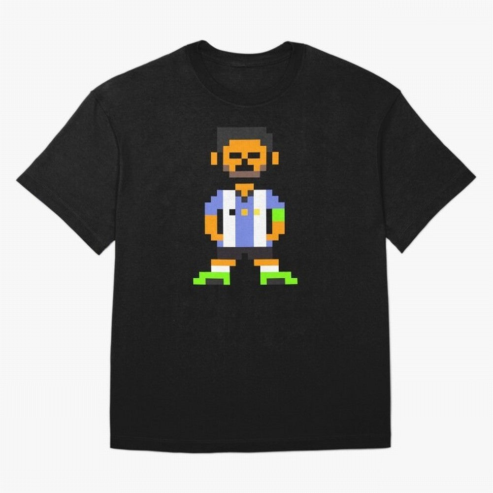 Pixel Pose Messi Oversized T-Shirt Bring Bold Fan Energy to the FIFA World Cup 2026 Journey through Haaland Highlights, Spain and Netherlands Pride, Fan Favorite Moments, National Team Passion, Big Match Drama and Soccer History; Perfect for People