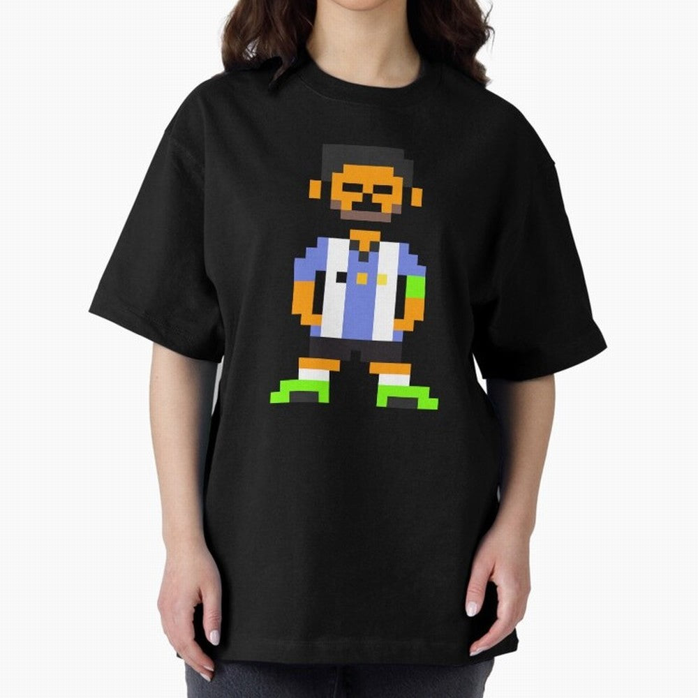 Pixel Pose Messi Oversized T-Shirt Bring Bold Fan Energy to the FIFA World Cup 2026 Journey through Haaland Highlights, Spain and Netherlands Pride, Fan Favorite Moments, National Team Passion, Big Match Drama and Soccer History; Perfect for People