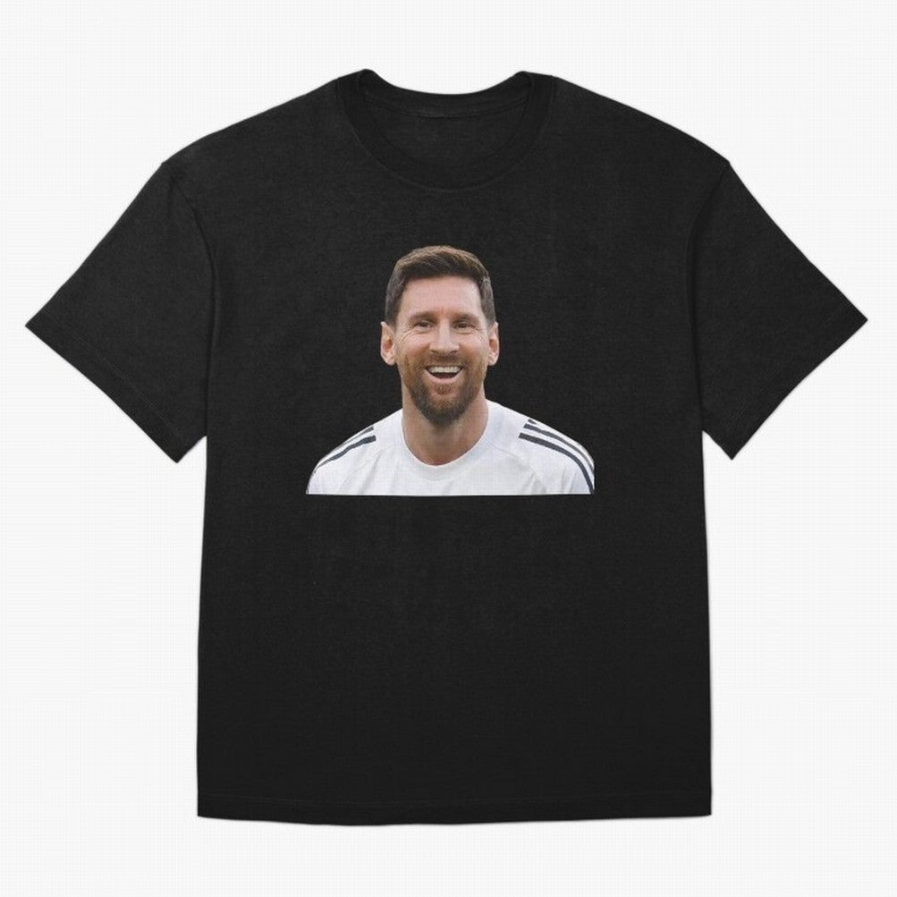 Lionel Messi smiling Oversized T-Shirt Carry National Pride through FIFA World Cup 2026 Group Stage Spirit, with Germany, CR7, Match Day Excitement, Supporter Culture, Golden Goals and Global Football Passion; Perfect for People Who Love Argentina,