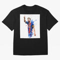 Lionel Messi Barcelona football legend Oversized T-Shirt Follow the Road to Match Day Hype around FIFA World Cup 2026 USA Canada Mexico, CR7 and Messi, England and Germany, Soccer Culture, Superstar Moments, National Team Dreams and Competitive