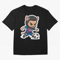 Fcb - Fc Barcelona | Cute Cat Messi with Jersey Barcelona Classic T-Shirt Create FIFA World Cup 2026 for Fans of Mbappe and Spain and Netherlands, Bringing Stadium Memories, Football Loyalty, International Chants and Championship Tradition; Perfect