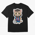 Fcb - Fc Barcelona | Cute Cat Messi with Jersey Barcelona Classic T-Shirt Make Every Kick Count in Match Day Hype around FIFA World Cup 2026 Group Stage, Neymar, Haaland and Cristiano Ronaldo, Argentina, France and Brazil, Tournament Hype, Historic