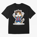 Fcb - Fc Barcelona | Cute Cat Messi with Jersey Barcelona Classic T-Shirt Spotlight FIFA World Cup 2026 Spirit, Featuring Argentina, France and Brazil, Messi, Worldwide Fan Energy, Dramatic Goals, Stadium Lights and Championship Celebrations;