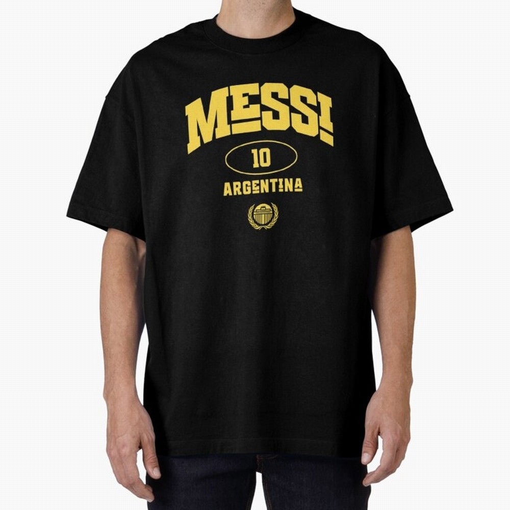 Messi 10: Yellow Text Soccer Legend T-shirt Active T-Shirt Capture the FIFA World Cup 2026 Group Stage Journey through Messi Highlights, Spain and Netherlands Pride, Sports Nostalgia, International Competition, Famous Players and Unforgettable