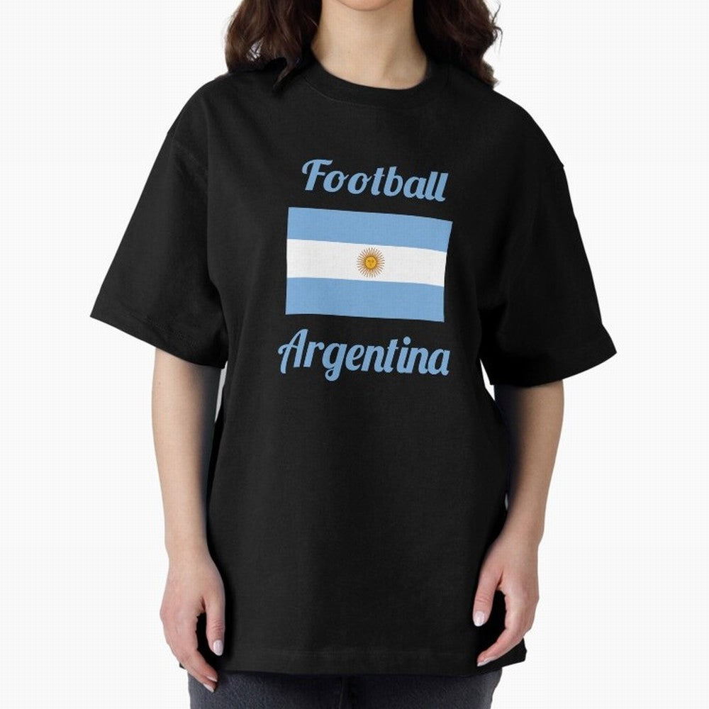 Argentina Football Flag ¨C Albiceleste Soccer Supporter Classic T-Shirt Embrace Global Football Passion for FIFA World Cup 2026 Group Stage, Connected to Mbappe, Argentina and Brazil, Football Passion, Legendary Performances, Festival Vibes and