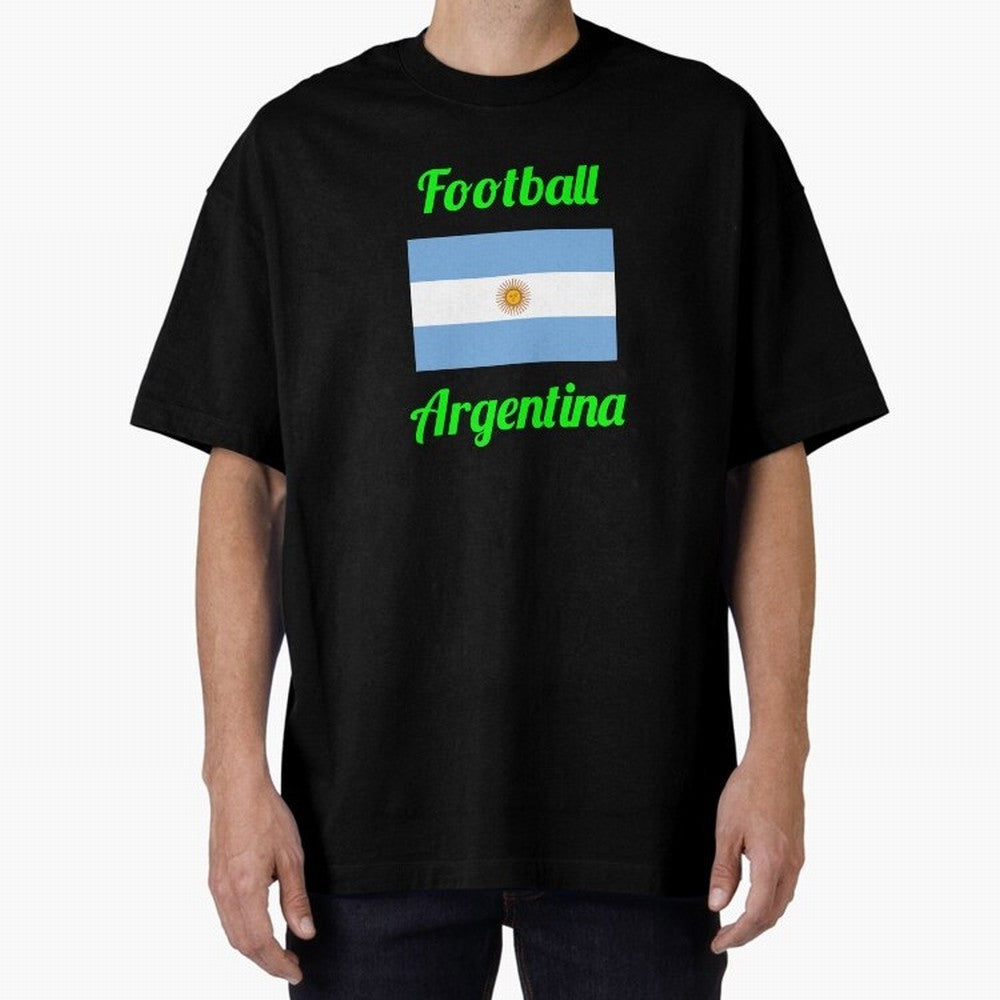 Argentina Football Flag ¨C Albiceleste Soccer Supporter Classic T-Shirt Show Your Tournament Heart for FIFA World Cup 2026 Spirit, Inspired by Netherlands, Cristiano Ronaldo, Haaland and CR7, Tournament Hype, Historic Matchups, Family Viewing