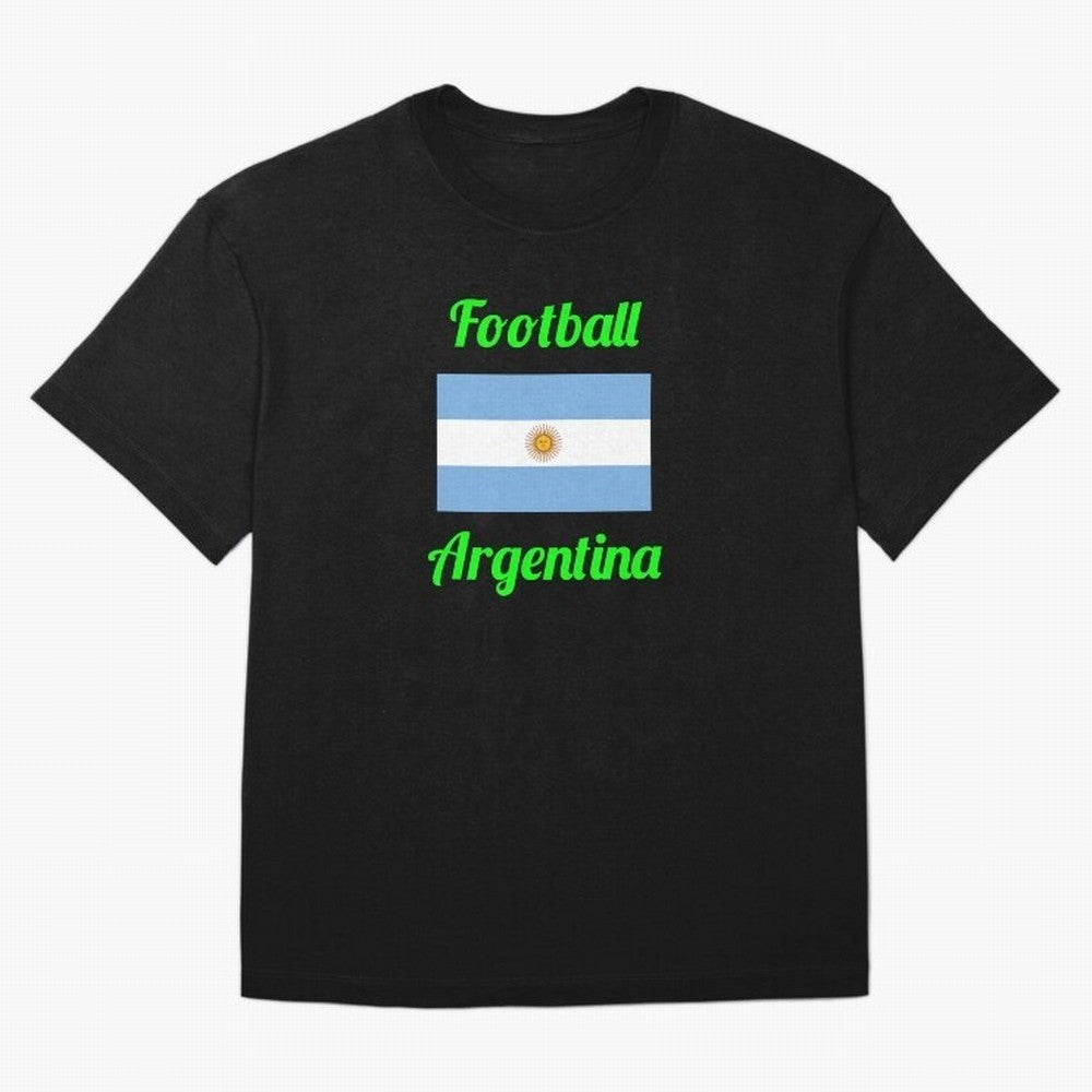 Argentina Football Flag ¨C Albiceleste Soccer Supporter Classic T-Shirt Show Your Tournament Heart for FIFA World Cup 2026 Spirit, Inspired by Netherlands, Cristiano Ronaldo, Haaland and CR7, Tournament Hype, Historic Matchups, Family Viewing