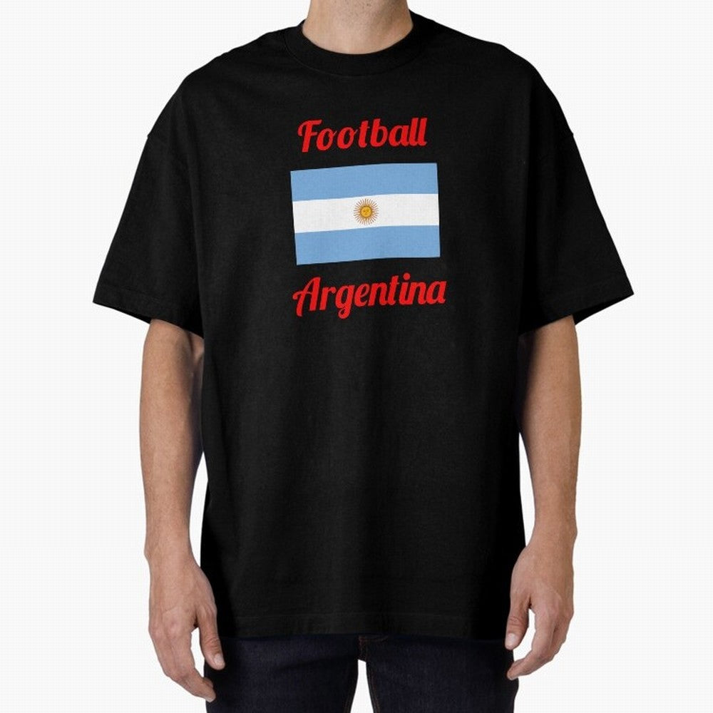 Argentina Football Flag ¨C Albiceleste Soccer Supporter Classic T-Shirt Follow the Road to Global Football Passion for FIFA World Cup 2026 Group Stage, Centered on Cristiano Ronaldo, Haaland and CR7, Portugal, Game Day Rituals, Football Legends,