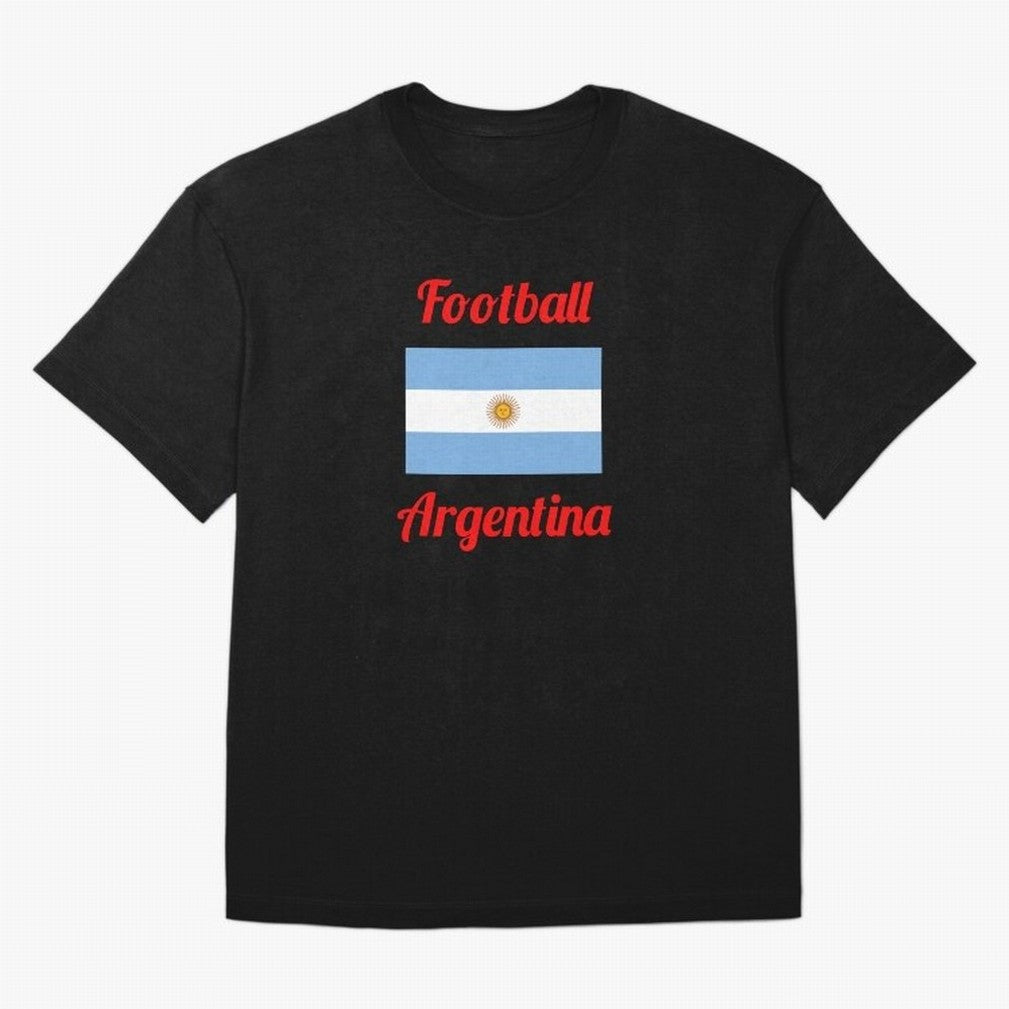 Argentina Football Flag ¨C Albiceleste Soccer Supporter Classic T-Shirt Follow the Road to Global Football Passion for FIFA World Cup 2026 Group Stage, Centered on Cristiano Ronaldo, Haaland and CR7, Portugal, Game Day Rituals, Football Legends,
