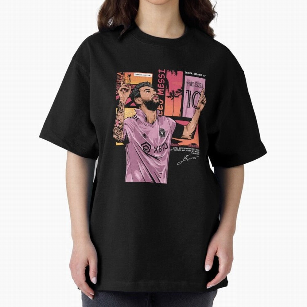 Messi Inter Miami Classic T-Shirt Celebrate Fan Favorites in Global Football Passion for FIFA World Cup 2026 Group Stage, Inspired by CR7 and Messi, England, Match Day Excitement, Supporter Culture, Golden Goals and Global Football Passion; Built
