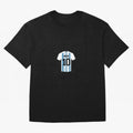 Lionel Messi Number 10 Jersey Illustration Classic T-Shirt Make Your Look Match FIFA World Cup 2026 USA Canada Mexico for Fans of Mbappe and Neymar and England, Bringing Global Supporter Spirit, Legendary Goals, National Colors and Tournament