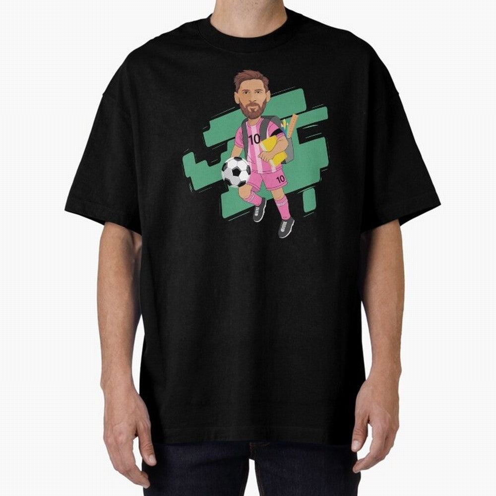 BACK TO SCHOOL - CARICATURE - LIONEL - MESSI - LEO Classic T-Shirt Stand with Match Day Hype around FIFA World Cup 2026, Haaland and Mbappe, Brazil, Portugal and Argentina, Tournament Hype, Historic Matchups, Family Viewing Parties and Global