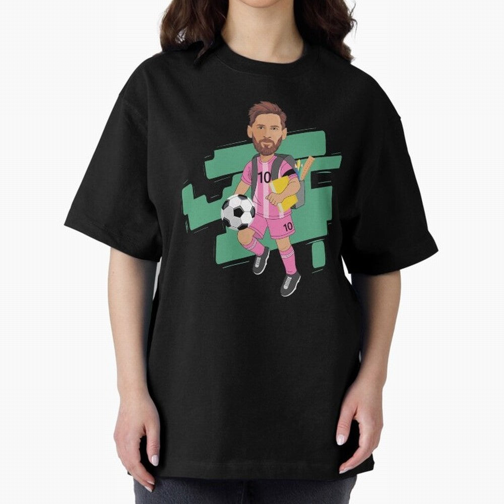 BACK TO SCHOOL - CARICATURE - LIONEL - MESSI - LEO Classic T-Shirt Stand with Match Day Hype around FIFA World Cup 2026, Haaland and Mbappe, Brazil, Portugal and Argentina, Tournament Hype, Historic Matchups, Family Viewing Parties and Global