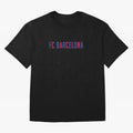 fcb Oversized T-Shirt Feel the Trophy Chase of Match Day Hype around FIFA World Cup 2026, Messi, CR7 and Mbappe, Argentina and Brazil, Match Day Excitement, Supporter Culture, Golden Goals and Global Football Passion; Perfect for Supporters Who