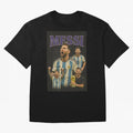 Lionel Messi Retro T-Shirt | 90s Football GOAT Collage Tee Boxy T-Shirt Create FIFA World Cup 2026 Spirit, Celebrating Portugal, Spain and Germany, CR7, Worldwide Fan Energy, Dramatic Goals, Stadium Lights and Championship Celebrations; Perfect for