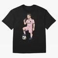 Lionel Messi Anime Style Drinking Mate - The Goat Inter Miami Classic T-Shirt Honor Football Greatness during FIFA World Cup 2026 for Fans of Messi, Neymar and Mbappe and Argentina, France and Brazil, Bringing Vintage Soccer Flavor, Modern Football